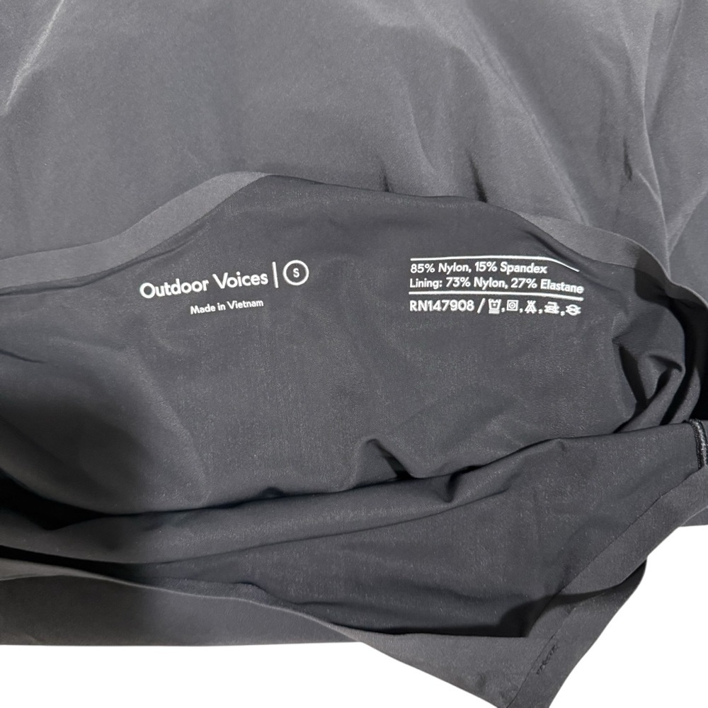 Outdoor Voices The Exercise Dress Black Size Small Racerback Built In Shorts - Picture 9 of 10